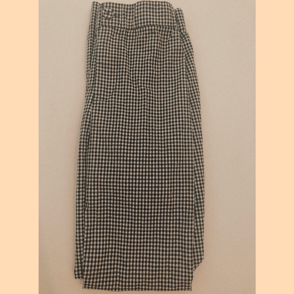 Brandy Melville gingham/plaid Tilden pants